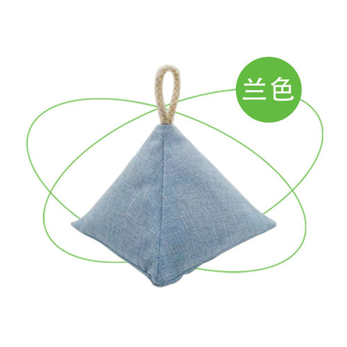 Amazon foreign trade pyramid charcoal bag to absorb formaldehyde odor household car activated bamboo charcoal bag bamboo charcoal bag