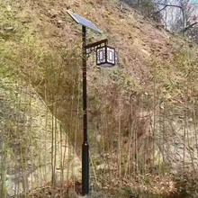 厂家批发3米4米小区仿古庭院灯led太阳能路灯中式户外园林景观灯