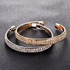 Fashionable quality golden silver women's bracelet, accessory, European style, pink gold