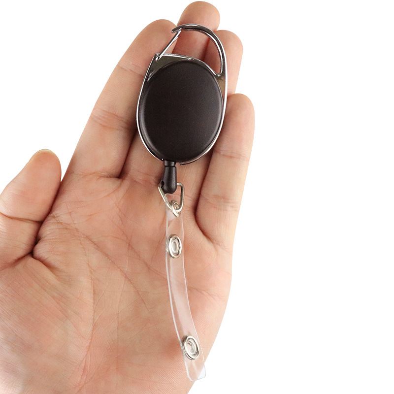Llavero retráctil creativo fácil de tirar de la hebilla llavero anti-perdido anti-robo cuerda de alambre hebilla mosquetón al aire libre