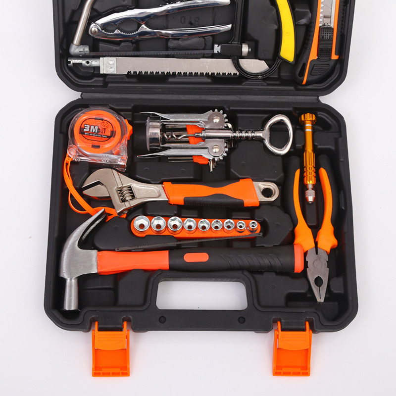 Hardware herramientas traje combinación conjunto hogar manual carpintería herramientas eléctricas regalo reparación al por mayor