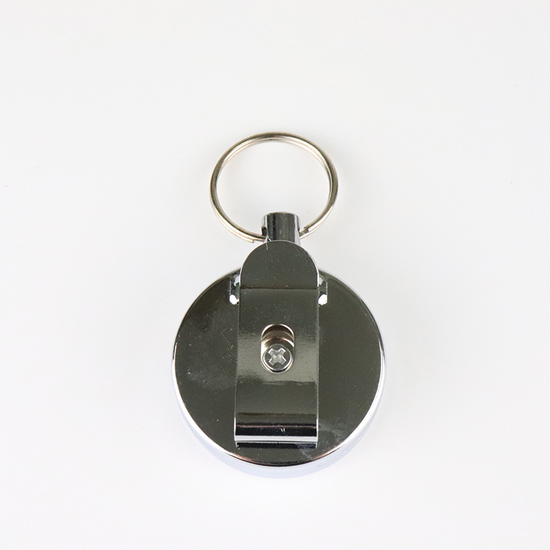 Llavero de cuerda de alambre retráctil de alto rebote hebilla de tirón fácil anti-perdido anti-robo llavero retráctil anti-perdido llavero anti-perdido