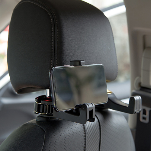 Car storage hook behind the car accessories chair multi-functional creative car mobile phone holder lock-type hook