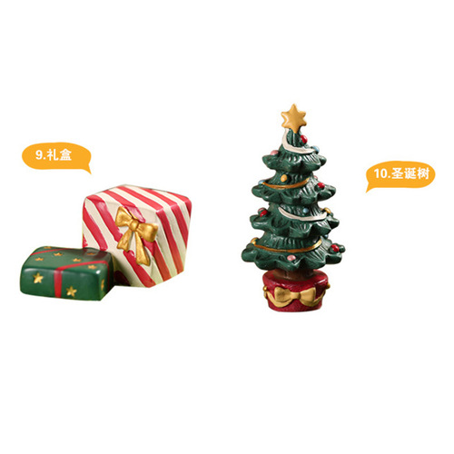 Christmas home decoration crafts photography props ornaments zakka Christmas ornaments micro landscape decoration ornaments