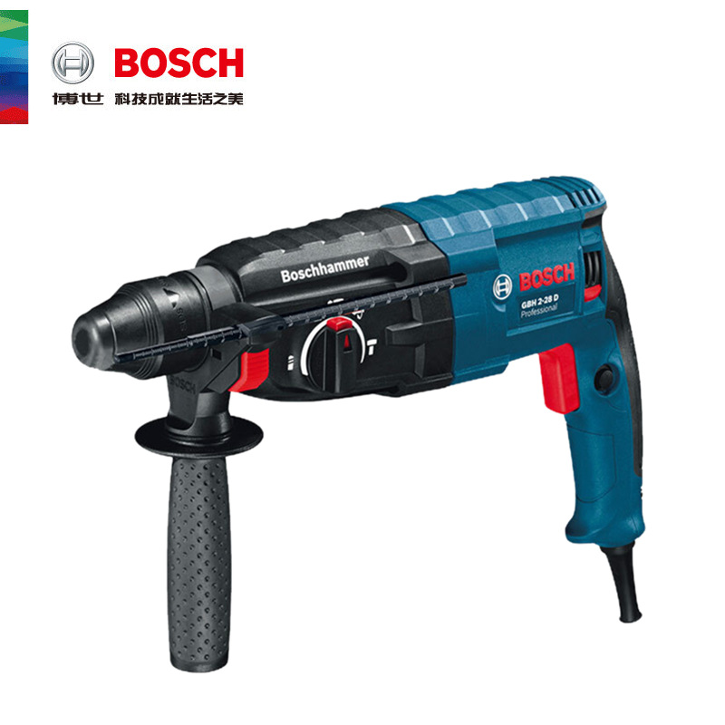 博世BOSCH四坑电锤GBH2-28D带凿削锤钻820W工业型电钻电锤电镐
