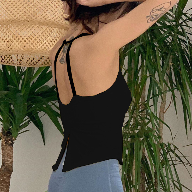 Chaleco de yoga para mujer 2019 nuevo estilo belleza espalda dividida deportes fitness Top correr baile entrenamiento Sling entrega