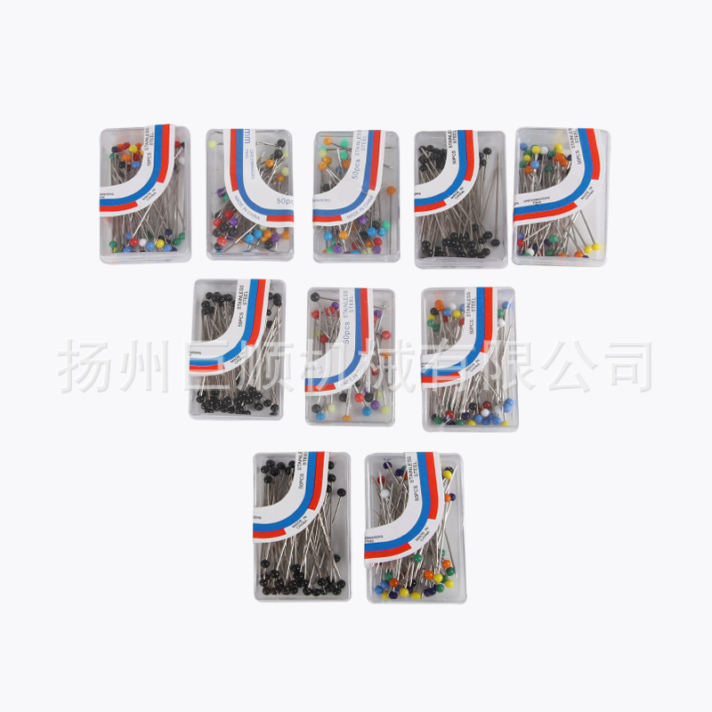 Manufacturer Carefully Selects 38mm Glass Needles for Clothing Decoration, Doll Crafts, Positioning Needles, Glass Head Bead Needles for Sewing