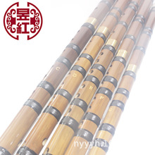 厂家供应 横笛竖笛乐器 笛子入门练习 初学竹笛套笛苦竹紫竹两节