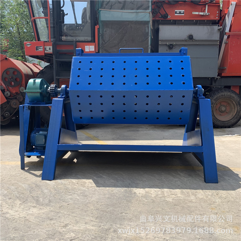 六角滚筒研磨抛光机金属表面去氧化皮打磨机铁件翻新去毛刺抛光机