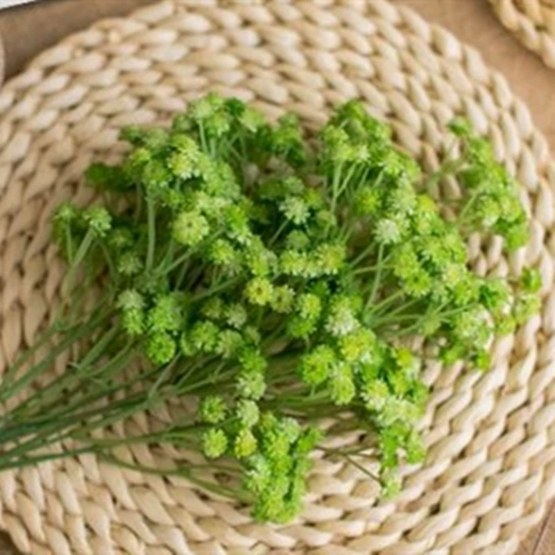 ПУ мягкая резиновая текстура, небольшой свежий заводской Baby's Breath, оптом искусственные цветы, пластиковые цветы для дома, свадьба