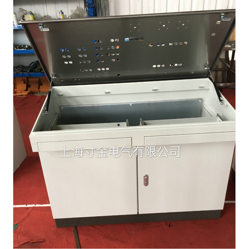斜面操作台，【上海寸金】900+100*1200*660，不锈钢台面控制柜