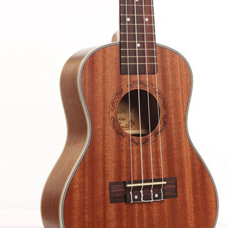 Ukulele 23 pulgadas principiante entrada pequeña guitarra piano estudiante niños adulto macho niña cubierta borde ukelele