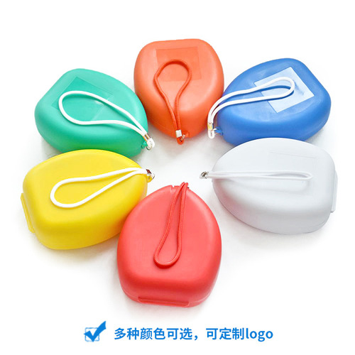 Training teaching mouth-to-mouth artificial resuscitation mask pig nose rescue CPR breathing mask