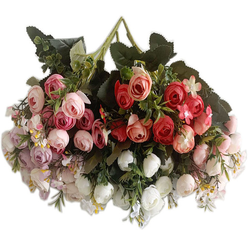Manufacturer wholesale spring color 13 star buds small tea buds pearl buds home model room decoration with floral ornaments