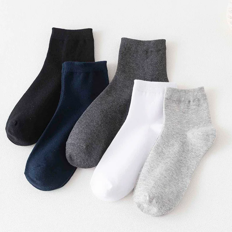 Demi-season solid knee socks, 2019, mid-length