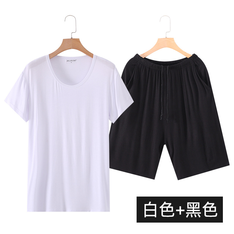 화이트 + 블랙 크루넥