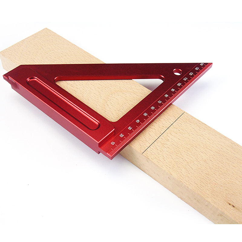 150MM 铝合金三角尺 木工三角尺 直角尺 木工辅具 木工工具