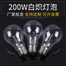 灯头、灯座;墙壁开关;普通白炽灯