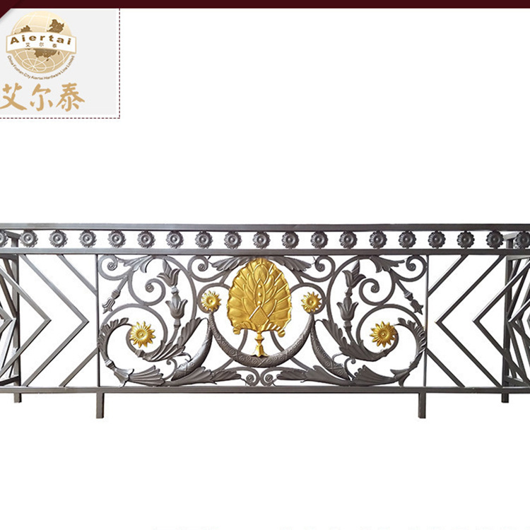 Hot-dip galvanized anti-corrosion villa balcony anti-theft net fence fence stair handrail courtyard wrung iron door