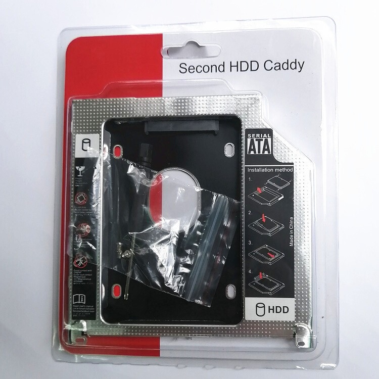 Applicable to Apple Macbook Pro notebook optical drive hard disk bracket SSD solid state bracket SATA3.0