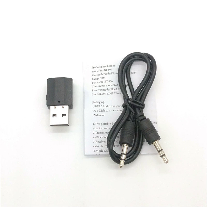 Factory BT600 Bluetooth Launch Receive two -in -one computer TV multimedia audio emission Bluetooth receiver