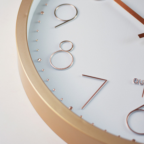 Plastic Silent Wall Clock Creative Fashion Living Room Stereo Digital Scale Wall Clock Wholesale 12-inch 30CM