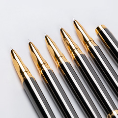 成人辦公用金屬鋼筆簽字筆可印logo可換墨囊吸墨水兩用傳人商務鋼