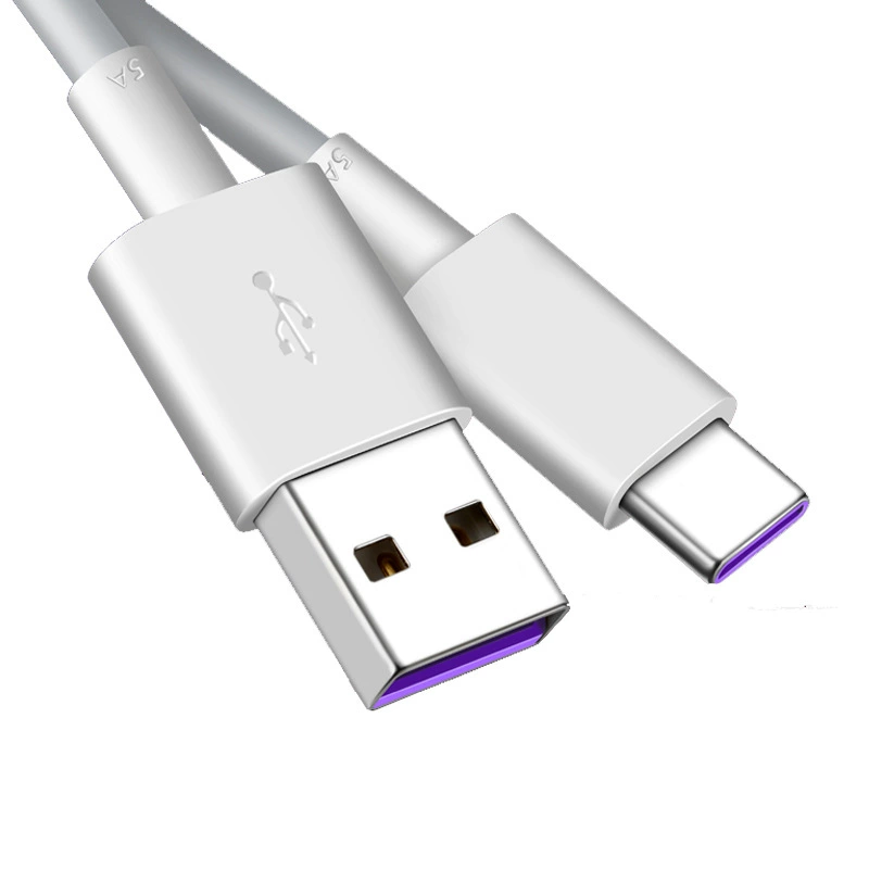 Сверхбыстрый кабель Type-C для быстрой зарядки и передачи данных, подходит для Huawei/OPPO/Xiaomi, 5A
