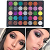 Eye shadow, matte eyeshadow palette, flashing glitter powder, 35 colors, European style, wholesale