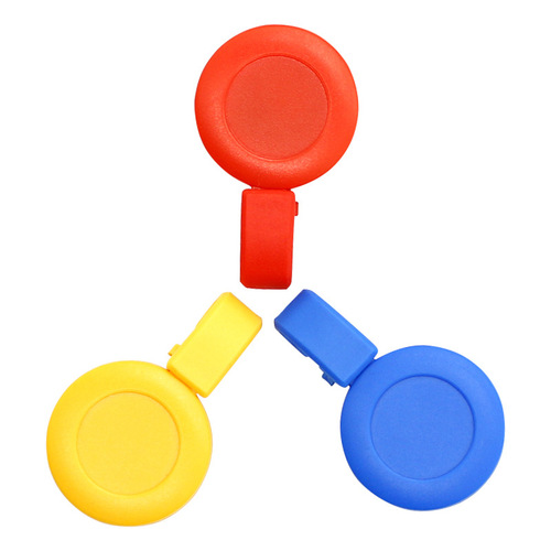 Qiuyu retractable and easy-to-pull chest buckle, ID buckle, badge holder, scroll plastic frosted easy-to-pull buckle