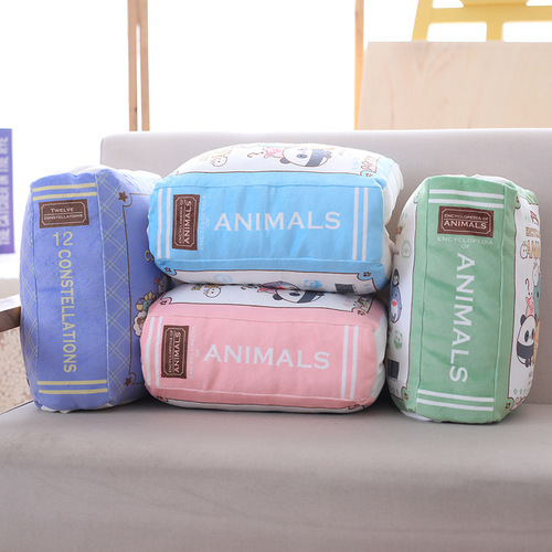 Creative simulation constellation book animal encyclopedia plush pillow cartoon children birthday gift wholesale