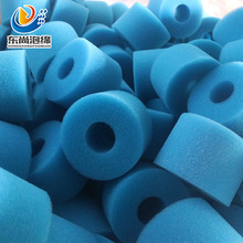 圆柱过滤海绵 圆形空心海绵柱 泳池过滤绵 过滤器绵芯 106*80*50