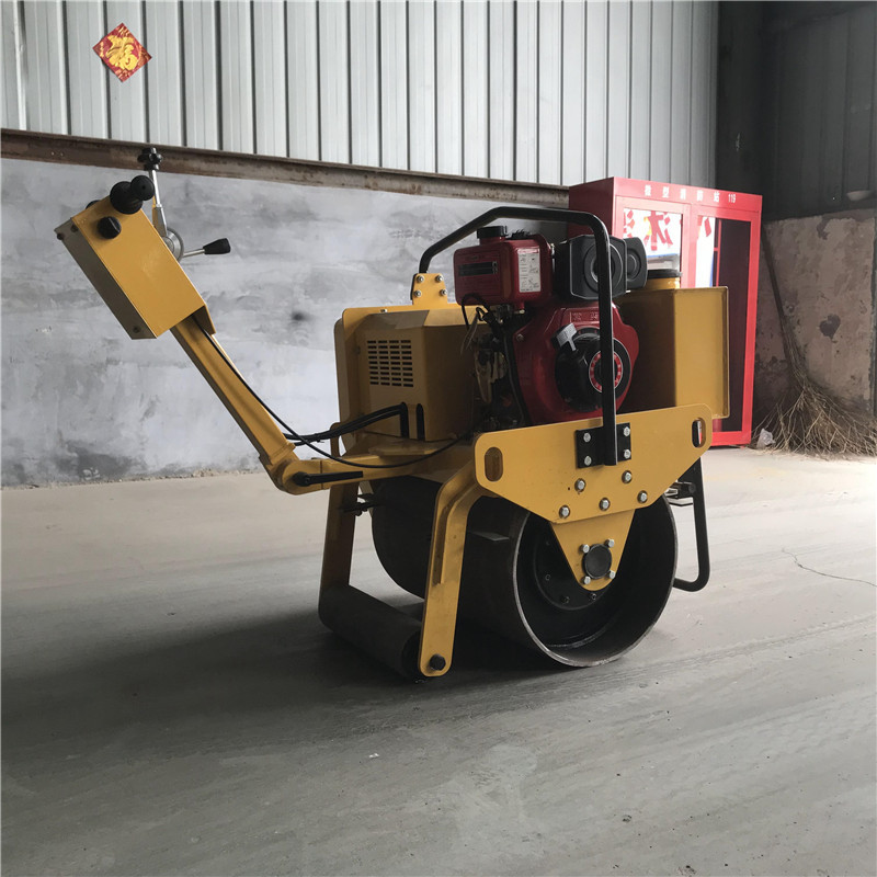 直销手扶单轮全液压压路机 生产单钢轮小型柴油汽油压路机质量好