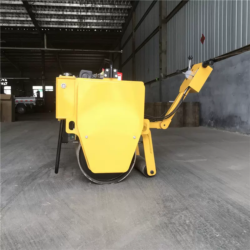 手扶600单轮压路机生产厂家单钢轮手扶双轮压实机械小型压路机