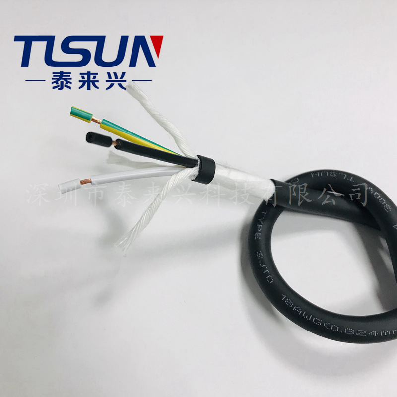 深圳厂家 安规线材 电压600V 105℃ STOW 3X16AWG 设备内部连接线