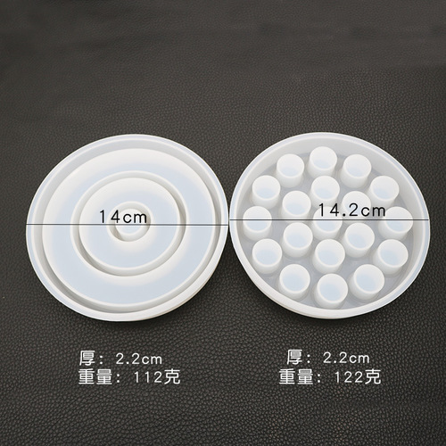 Proud diy crystal glue mold color essence storage box lipstick storage box resin mold production