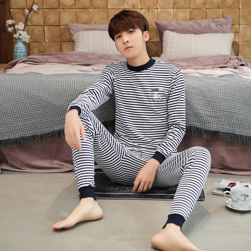 Ropa de otoño juvenil pantalones largos conjunto de ropa interior para niños medianos y grandes niños y niñas suéter de algodón niñas suéter línea conjunto de pantalones