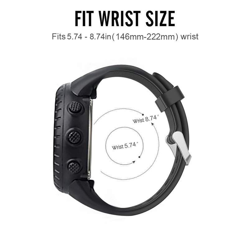 Two-color changeable silicone watch strap, (Physicals)