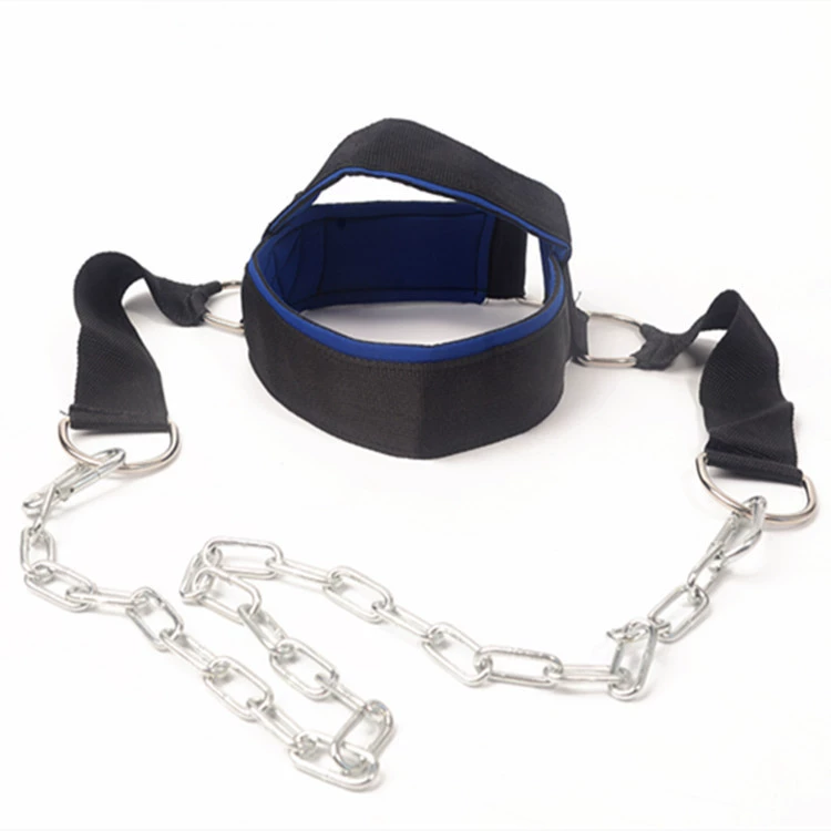 Neck & Head Training Harness (U-SHAPED) Adjustable Weight-Bearing Strap, Chain Option
