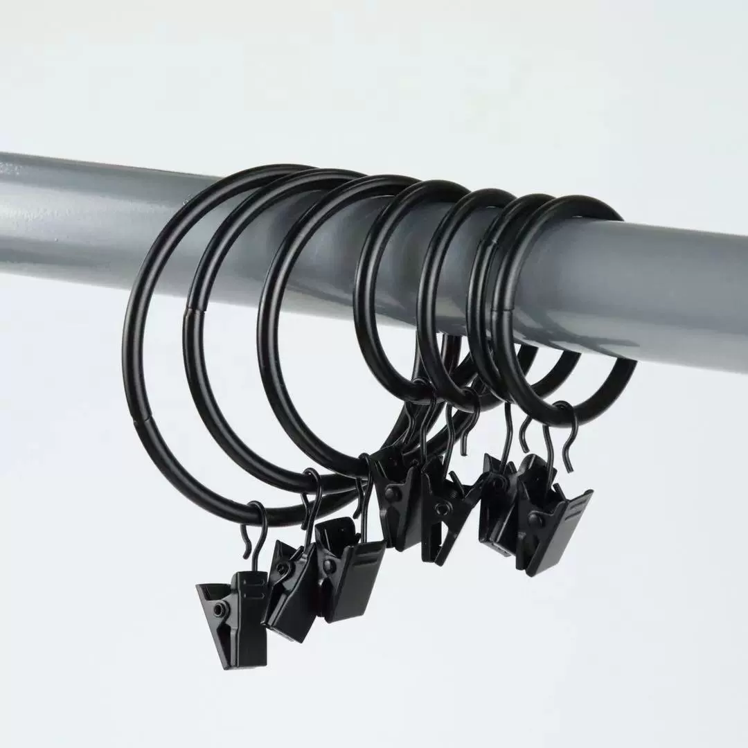 出口罗马环窗帘圈 窗帘环 窗帘夹子挂钩环马杆圈挂圈窗帘配件