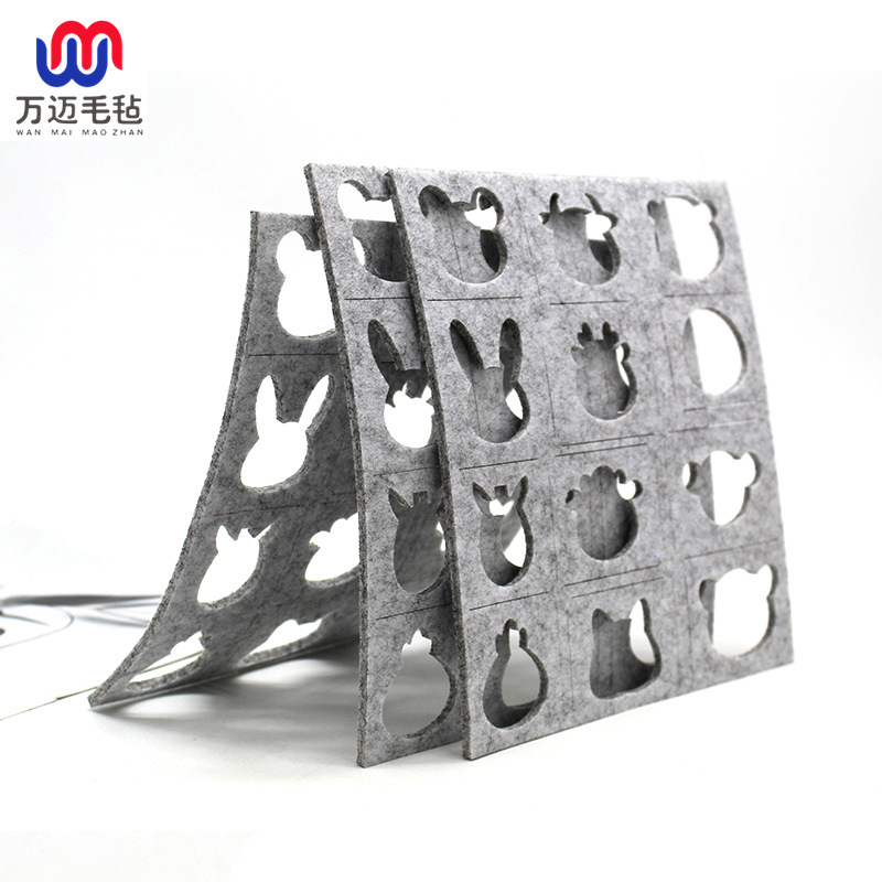 批发羊毛毡戳戳乐模具十二生肖模板新手针毡diy手工材料包配件70s