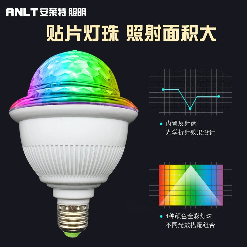 Bluetooth Meteor Colorful Lantern Mini Stage Light atmosphere festival LED Rotating Magic Ball Meteor Meteor Light Charging Model