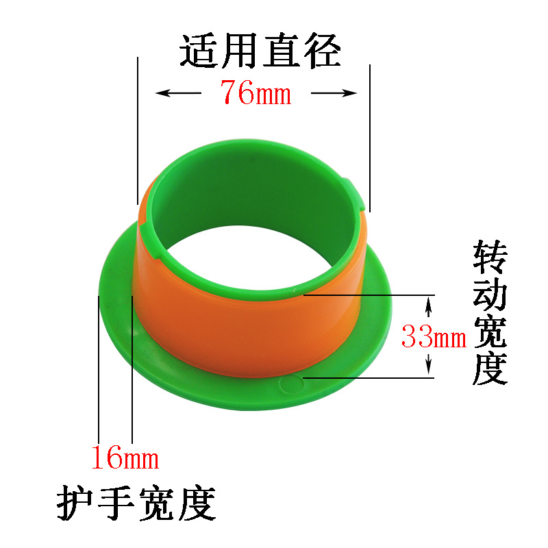 Suministro directo de fábrica mango de película de bobinado PP plástico estiramiento protector de mano manual dispositivo de tracción de película de bobinado mango de película anillo de tracción