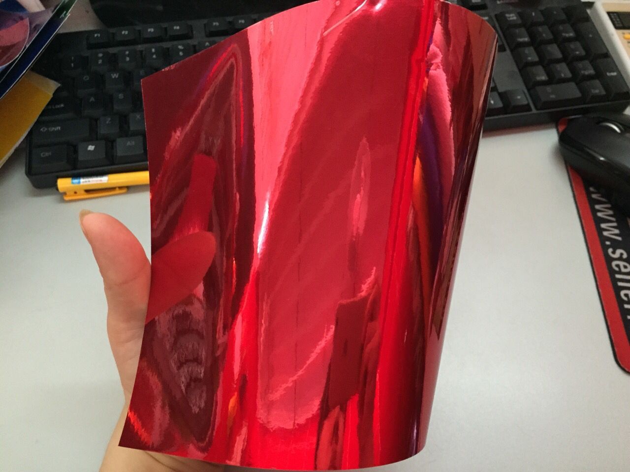 (2개) 공장 직접 자동차 도금 필름 바디 컬러 변경 필름 미러 마스크 실버 알루미늄 필름 휴대 전화 노트북 장식 스티커