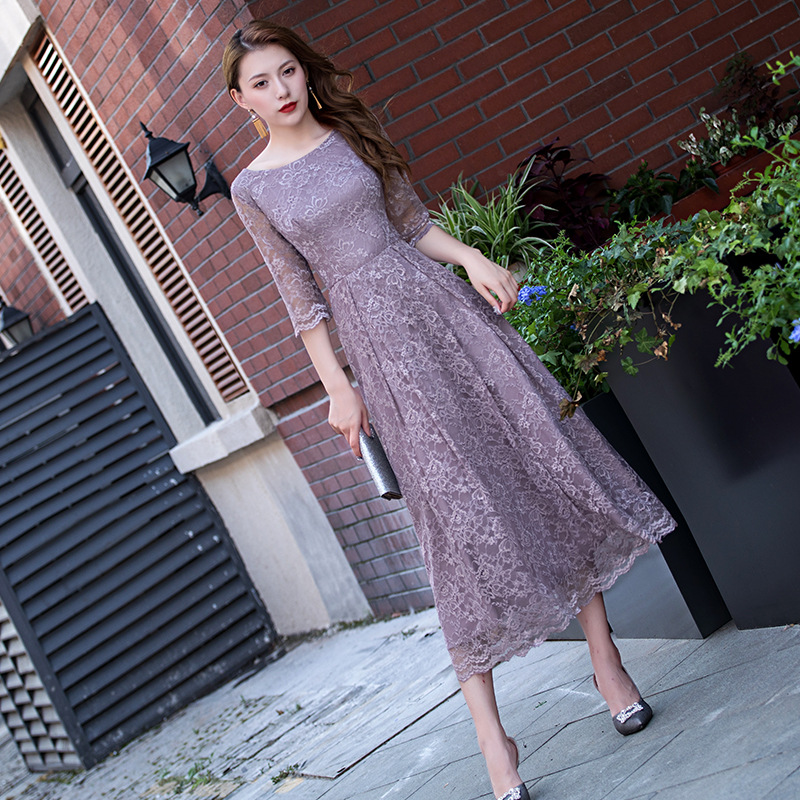 Vestido de fiesta largo y elegante para mujer, estilo nuevo 2026, para banquete, adelgazante, para fiesta de socialité, vestido de noche para anfitriona