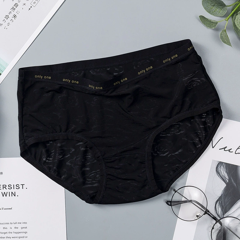 Плавки из шелка Silk sexy comfortable pants, хлопковое нижнее белье, брюки, средняя талия
