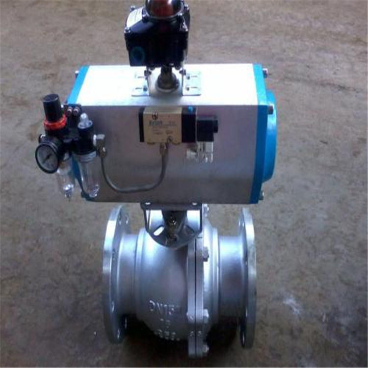 ZSHO-100P气动调节切断球阀不锈钢三片式球阀Q641F-64P气动球阀