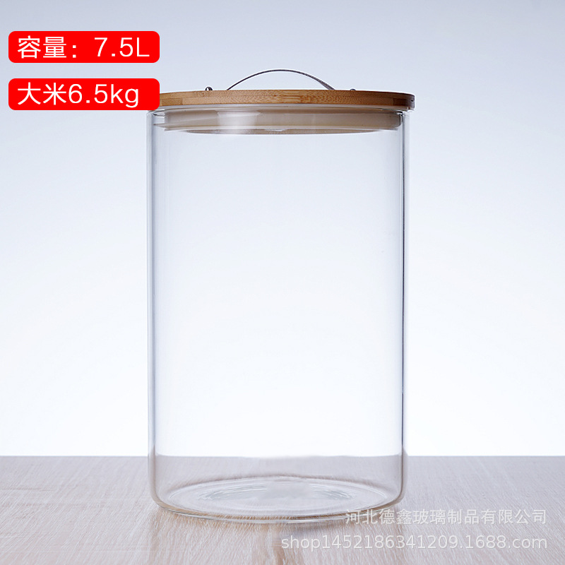 Gran capacidad de vidrio de borosilicato comercial de autoservicio de cola Cubo de jugo de limón hogar tanque de agua fría con grifo Cubo de vino