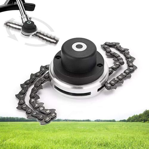 Cross-border supply 65Mn electric gasoline lawn mower nylon mowing head chain mowing head