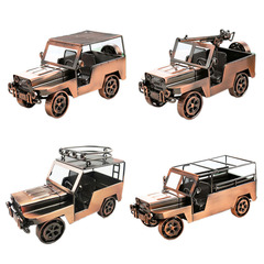 多款可選 鐵藝吉普車模型 創意家居擺件金屬工藝品 一件代發